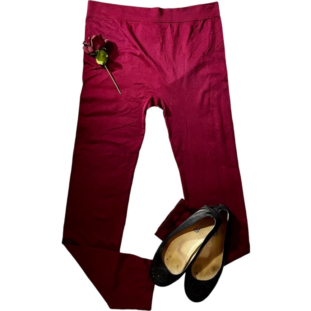 Juniors misses No Boundaries wine colored XL leggings tights size 15-17 plus